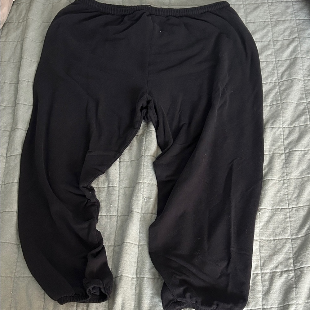 Black Fleece Joggers by Offline by Aerie